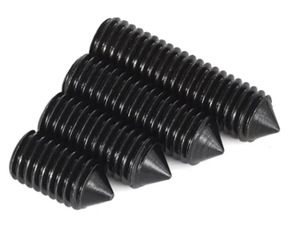 Vis sans tête à six pans creux en acier inoxydable, grade 8.8 12.9, finition oxyde noir, pointe conique, DIN914, prix usine - Product Image 2