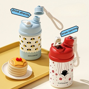 Ky hai lớp 316 thép không gỉ công suất lớn Thermos cup mới cốc Cà Phê Đôi uống Cup cho học sinh ĐI HỌC - Product Image 1