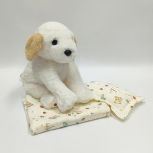 Jouet en peluche pour la Saint-Valentin, <span class=keywords><strong>Labrador</strong></span> en peluche, animal de compagnie de soutien émotionnel, compagnon câlin, cadeau pour les enfants, poupée douce et réconfortante - Product Image 1
