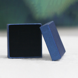 VQYSKO Square Jewelry <b>Box</b> 7x7x2.5cm <b>Black</b> With Lettering For Bracelets Necklaces - Product Image 3