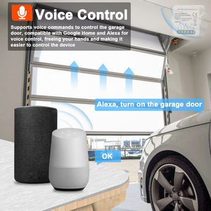 Module d'ouverture de porte de garage intelligent Tuya WiFi Zigbee ESP8685 avec capteur, contrôle à distance par application, interrupteur de <span class=keywords><strong>portail</strong></span> automatique pour Alexa Google - Product Image 3