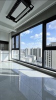 Fenêtre à battant en aluminium à rupture de pont thermique certifiée NFRC, grande vitrage, à économie d'énergie, moderne, certifiée Energy Star