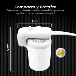 Asciugacapelli da viaggio Gkl Mini 400W bianco con 2 livelli di potenza per uso portatile - Product Image 2