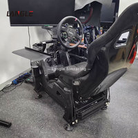 Simulateur de course automobile d'intérieur Langle 4 DoF, 4 axes, 58 mm, plateforme de mouvement pour simulation de course automobile, système de simulation de course automobile