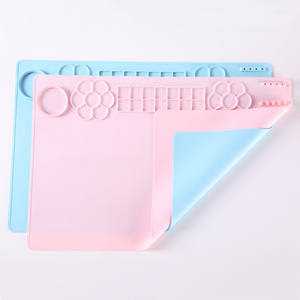 Tablero de dibujo de silicona para niños, alfombrilla de pintura, paleta artesanal de garabatos - Product Image 5