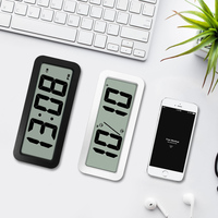 Jam alarm digital siswa, jam meja elektronik desktop snooze samping tempat tidur, Jam alarm digital lcd