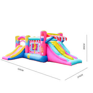 Castillo de salto inflable para niños de la marca Candy para fiestas Casa de rebote temática de helados a la venta para negocios - Product Image 2