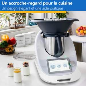 Tablero deslizante para <span class=keywords><strong>Thermomix</strong></span> TM5/TM6 Tablero deslizante acrílico Premium Soporte móvil y seguro sin esfuerzo - Product Image 4