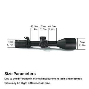 Mira Telescópica BANGBANG Oculus S 2.5-15X56 SFIR FFP, Mira Óptica de Caza con Tubo de 30 mm, HD con Iluminación para Observación de Vida Silvestre - Product Image 4