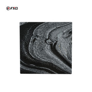 Paneles <span class=keywords><strong>de</strong></span> Pared <span class=keywords><strong>de</strong></span> PVC con Diseño <span class=keywords><strong>de</strong></span> Mármol UV <span class=keywords><strong>de</strong></span> Maldivas, Planchas <span class=keywords><strong>de</strong></span> PVC Negras y Doradas, <span class=keywords><strong>Placa</strong></span> <span class=keywords><strong>de</strong></span> PVC con Efecto Mármol 280 - Product Image 2