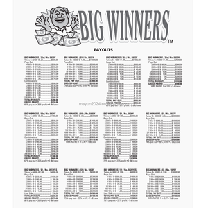 Fabricante de Boletos de Lotería con Lengüeta Desprendible, Boletos Desgarrables, Tarjetas de Lotería Desprendibles, Tarjeta de Lotería Desbloqueable - Product Image 2