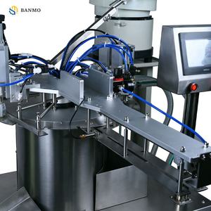 Machine de capsulage BANMO avec pompe magnétique servo à double tête, système de contrôle PLC avec écran tactile en chinois et en anglais - Product Image 5