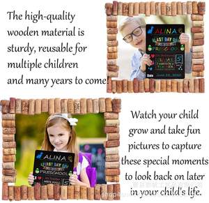 <span class=keywords><strong>Tableau</strong></span> noir réutilisable avec Photo à personnaliser, pour première et date de l'école, <span class=keywords><strong>tableau</strong></span> noir, accessoires à motifs - Product Image 5