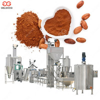 Broyeur commercial de pâte de fève de cacao fraisant des détails de machine de traitement de poudre de cacao