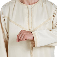 A-20 nouvelle tendance arabe Thobe hommes arabe Robe hommes vêtements musulmans marocains hommes Thobe pour Jubbah Abaya Robe musulmane