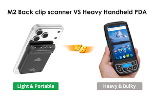 Lecteur de codes-barres 2D sans fil à clipser pour téléphone <span class=keywords><strong>portable</strong></span>, lecteur de codes QR Bluetooth <span class=keywords><strong>portable</strong></span> pour iOS et Android, inventaire d'entrepôt - Product Image 5
