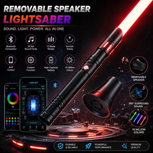 2025 dernier <span class=keywords><strong>sabre</strong></span> <span class=keywords><strong>laser</strong></span> de duel lourd <span class=keywords><strong>sabre</strong></span> en métal à double tranchant avec lumière, son et flash-sur-choc <span class=keywords><strong>sabre</strong></span> <span class=keywords><strong>laser</strong></span> RVB - Product Image 1