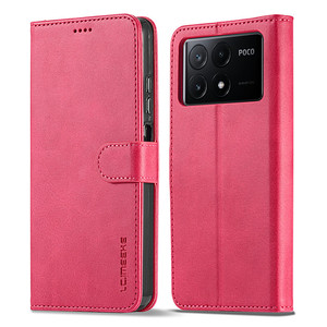 LC.imeeke étui portefeuille avec boucle pour POCO X6 Pro 5G flip magnétique flip cover support de téléphone - Product Image 1