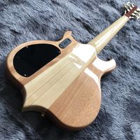 Guitare basse à 6 cordes en érable Burst avec manche traversant le corps, touche en ébène, micros actifs, acceptant les projets de guitare basse personnalisés