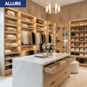Allure Lunettes Simple Gloss White Combine Modern Women's Clothing Custom Design Modular Wardrobe Pictures and Dressings - Product Image 1