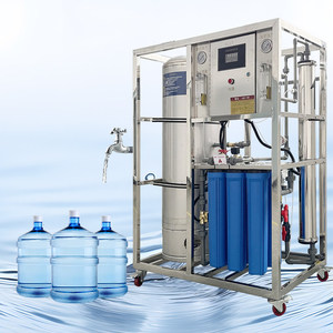Macchina Etichettatrice per Purificatore d'Acqua a Osmosi Inversa 500L/H, Macchina Riempitrice di Bottiglie d'Acqua, Riempitrice di Liquidi, Produzione di Acqua Pura - Product Image 1