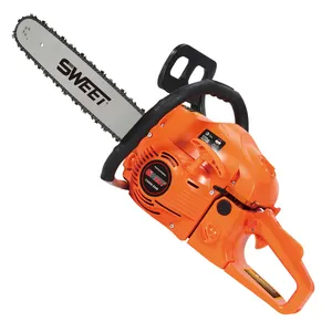 good quality 52cc Professional Gasoline Petrol Chainsaw Cordless Chain Saw Wood Cutting Machine SW5200