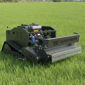 Livraison Gratuite Tondeuse Robot Diesel Industrielle Rechargeable à Largeur de Coupe Géante de 1000 mm, Télécommandée, avec Double Arrêt d'Urgence et Tondeuse à Fléaux - Product Image 2