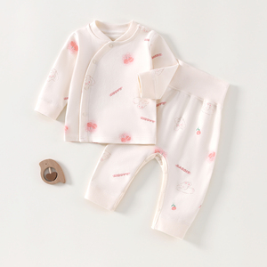 Conjunto de Ropa para Bebé Recién <span class=keywords><strong>Nacido</strong></span> Ka Ka Bear Spring, Unisex, 2 Piezas, Algodón, Cuello Redondo Informal, Estampado de Dibujos Animados, Pantalones Largos Transpirables - Product Image 2