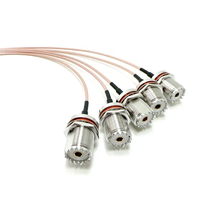Câble coaxial RF RG316 à faible perte, connecteur SMA mâle vers UHF SO239 femelle, pour antenne de radioamateur BAOFENG UV-5R