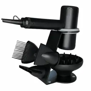 Suporte de secador de cabelo profissional, suporte vertical portátil com sucção magnética para penteados, ferramenta organizadora de mesa, suporte de armazenamento