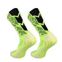 Adultes Enfants Chaussettes Grip Football Chaussettes Compression Soccer Sports Chaussettes