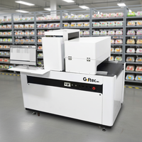 Giftec Single Pass Inkjetprinter Hoge Snelheid CMYK Kleuren Eierdoos & Kartonnen Doos Printmachine