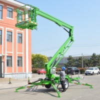 Tragbarer Teleskop-Hubsteiger 12m-24m, Anhänger-Arbeitsbühne, Anhänger-Hubarbeitsbühne, kleine Gelenk-Arbeitsbühne, Nifty Lift, Anhänger-Boomlift