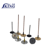 Fixations d'isolation à tête coupée IKING, ancres thermiques pour conduits de ventilation CVC