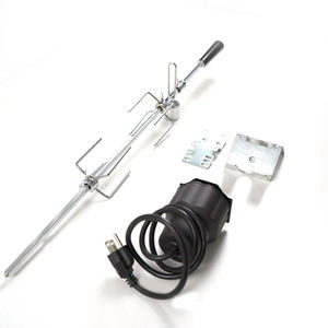 Kit de rôtissoire en acier inoxydable en gros avec <span class=keywords><strong>moteur</strong></span> électrique, <span class=keywords><strong>broche</strong></span> et fourchettes à viande <span class=keywords><strong>pour</strong></span> <span class=keywords><strong>barbecue</strong></span>, accessoires de <span class=keywords><strong>barbecue</strong></span> - Product Image 2