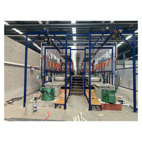 Machine et ligne de galvanisation de type baril, contrôlées par PLC, capacité de production automatique de 1000 pièces/jour