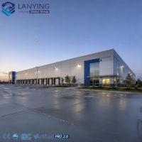 Edificio de Almacén de Estructura de Acero Prefabricado con Certificación CE, Almacenamiento Industrial, Centro de Distribución Logística