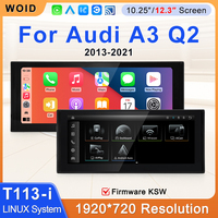 Pantalla Táctil STWEI de 12.3 Pulgadas para Audi A3 8v Q2 8P 2013-2020, Reproductor Multimedia, Android Auto, Carplay, con Mirror Link, AirPlay