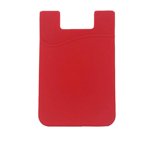 Cartera de silicona adhesiva para celular, tarjetero, funda trasera para teléfono, bolsa, estuche, bolsillo - Product Image 6