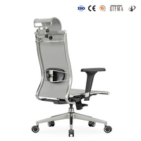 Nouvelles Arrivées Guangdong : Chaise de Bureau Ergonomique Confortable Entièrement en Maille avec Cadre Métallique – Équipement de Bureau