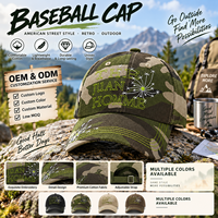 Casquette de baseball sportive pour femme, camouflage et motif léopard argyle, 100% coton, réglable avec broderie personnalisée pour festivals et sports