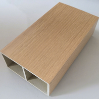 Hollow Square Timber Tube Moisture-Proof Interior Wall Partition Size50*100 Customizable Modern Villa Commerce Household Graphic