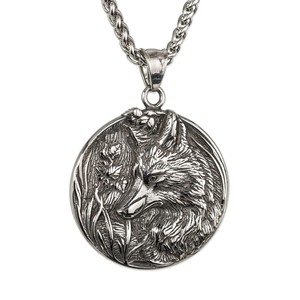 Collar Punk con Colgante de Acero Inoxidable con Textura de Cuerda de Ancla para Hombre, Joyería de Regalo yadnique - Product Image 3