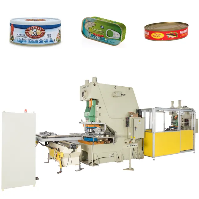 Automatic high speed food tin can container making machine production line