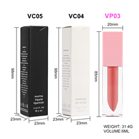 Rouge à lèvres liquide mat personnalisé à faible MOQ, marque privée, haute pigmentation, longue tenue, formule végétalienne imperméable, huile de vitamine E 6 ml