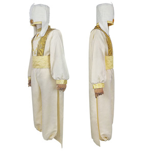 Costume d'halloween pour <span class=keywords><strong>adulte</strong></span>, usine chinoise, Costume de fête, lampe Aladdin, Costume de Prince - Product Image 4