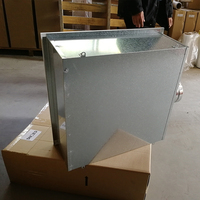 Diffuseur de plafond en aluminium HVAC personnalisé avec boîte de plénum insonorisée pour la ventilation intérieure