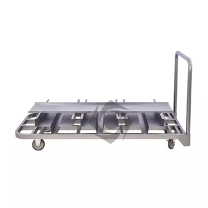 Stanchion Deluxe depolama el arabası 18 adet direkleri depolama el arabası sonrası arabası - Product Image 6