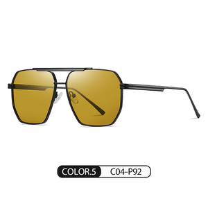 Gafas <span class=keywords><strong>de</strong></span> sol polarizadas <span class=keywords><strong>de</strong></span> lujo para hombre, <span class=keywords><strong>lentes</strong></span> <span class=keywords><strong>de</strong></span> sol polarizadas <span class=keywords><strong>de</strong></span> Estilo Vintage polígono, <span class=keywords><strong>2022</strong></span> - Product Image 6