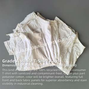 Trapos de Algodón Blanco Resistentes a Químicos, Paños de Limpieza Industrial para Mantenimiento de Maquinaria - Product Image 2